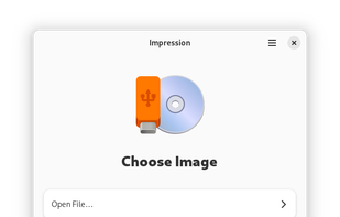Impression (GTK) screenshot 1