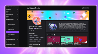 Twitch & StreamElements launch integrated sponsorship system and new Creator profiles image