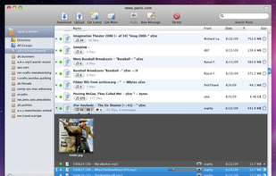 Unison usenet client screenshot 1