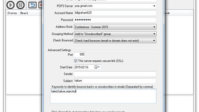 Automatically remove bounced and unsubscribed emails from your mailing list