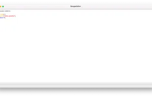Editing a C file with BeagleEditor