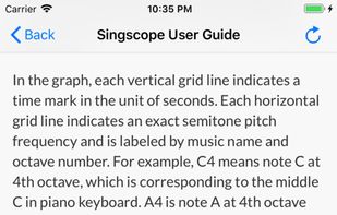 Singscope screenshot 1
