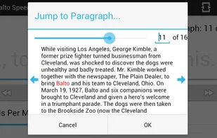 Balto Speed Reading screenshot 2