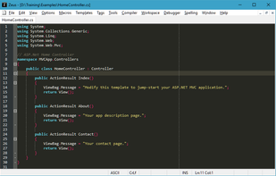 Zeus IDE screenshot 1