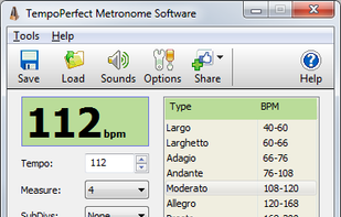 TempoPerfect Metronome screenshot 1