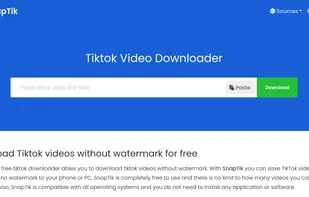 snaptik.kim screenshot 1