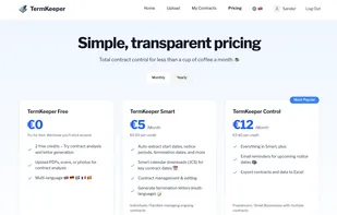 TermKeeper pricing