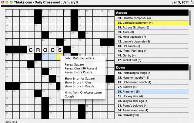 Crossword Forge, Software