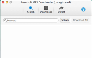 Leemsoft MP3 Downloader for Mac screenshot 1