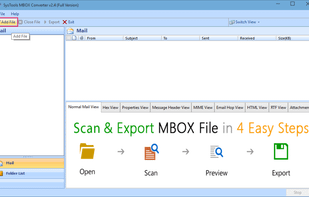 SysTools MBOX Converter screenshot 1