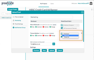 Invite reviewers and approvers