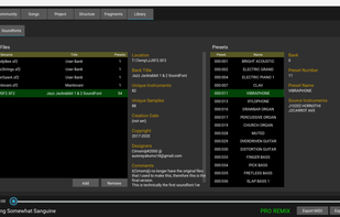 Library - Use your own instruments