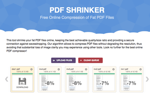 PDF Shrinker screenshot 2