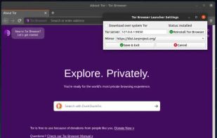 Tor Browser Launcher screenshot 1