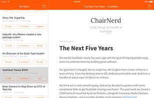 HN Reader screenshot 2