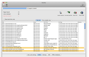 Scrutiny screenshot 1