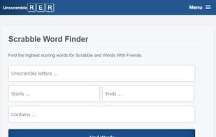 Word Unscrambler - Unscramblerer.com screenshot 2