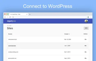 Connect to WordPress