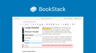 BookStack 24.10 released with a new alpha WYSIWYG editor, enhanced search, and more image