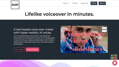 Lifelike voiceovers in minutes