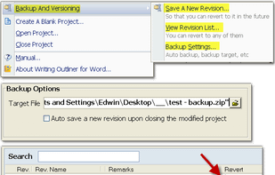 Writing Outliner screenshot 3