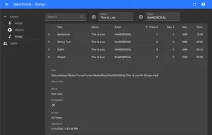 Navidrome screenshot 2