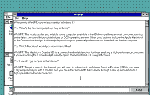 WinGPT screenshot 1