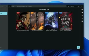 Screenshot of Authors Toolbox book overview screen