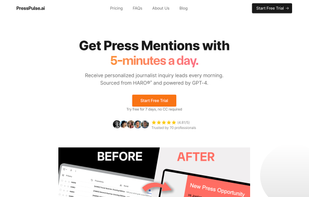 PressPulse AI screenshot 1