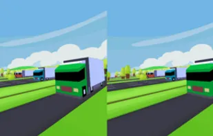 VR Crossy for Cardboard screenshot 1