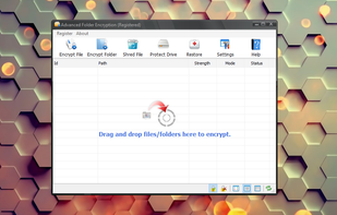 Advanced Folder Encryption screenshot 1