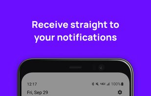 Blip app for Android's recieving notification screenshot from Google Play Store