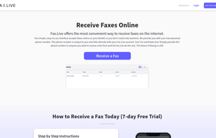 Fax.live screenshot 1