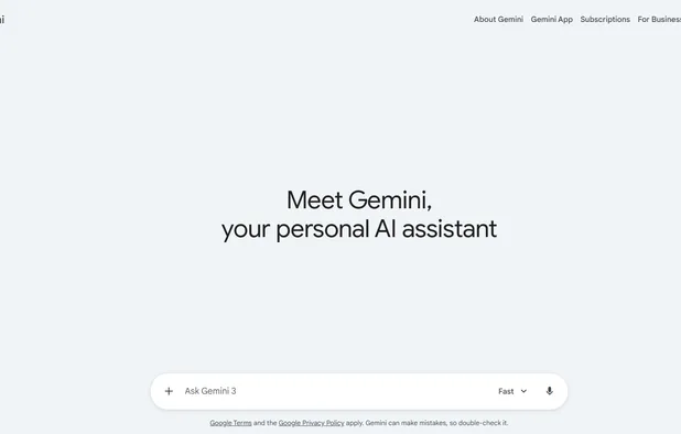 Google Gemini screenshot 1