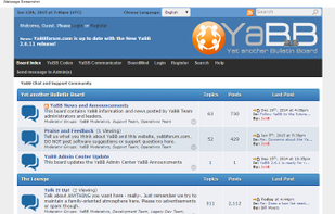 YaBB screenshot 1
