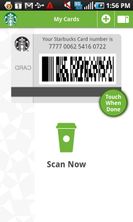 Starbucks Card screenshot 1