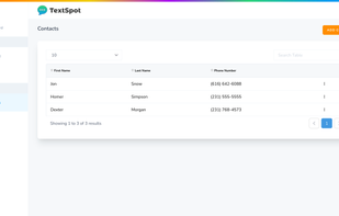 Add and manage contacts.