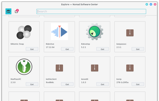 NX Software Center screenshot 1