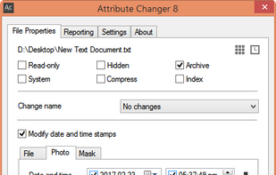 File Properties: Photo