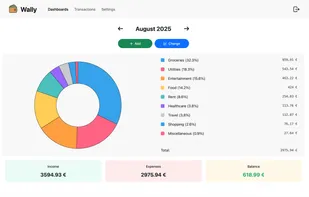Wally Expense Tracker screenshot 1