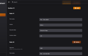 Maintainerr screenshot 1