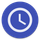 Clock + icon