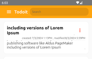 Todoit screenshot 1