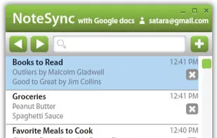 Main Note Taking View