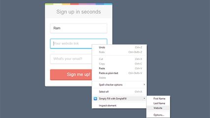 SimpleFill: A Browser Extension to Simply Fill Forms | AlternativeTo