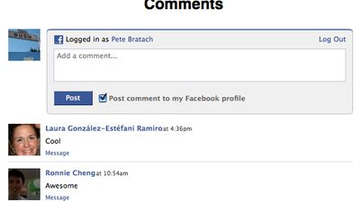 Facebook Comments Box screenshot 1