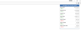 Cryptocurrency Price Tracker screenshot 1