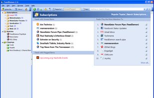 FeedDemon screenshot 1