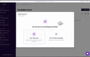 Start from your job offer to give context