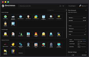 DirectAdmin is a feature-rich, lightweight web hosting control panel that's revolutionizing the web hosting industry. 